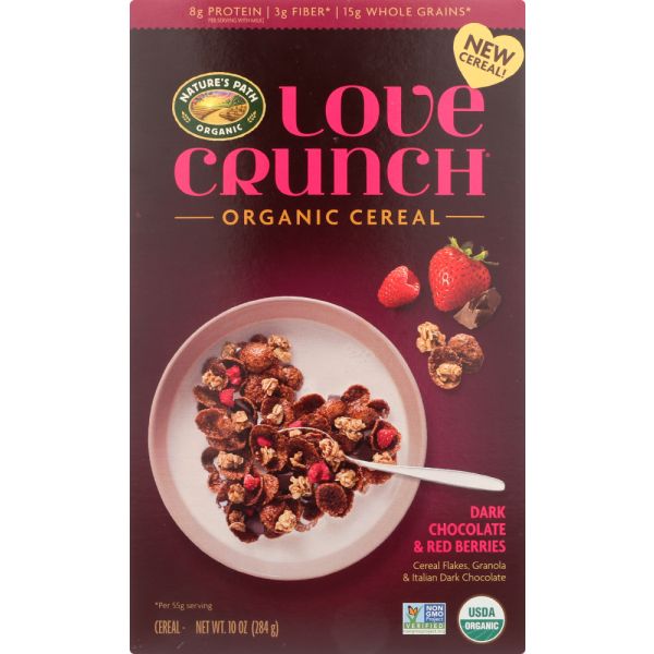 NATURES PATH: Love Crunch Dark Chocolate Red Berries Cereal, 10 oz