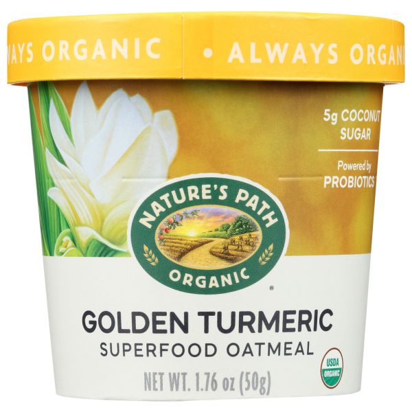 NATURES PATH: Golden Turmeric Superfood Oatmeal, 1.76 oz