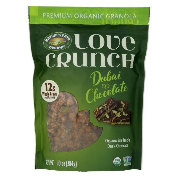 NATURES PATH: Love Crunch Organic Dubai Style Chocolate Granola, 10 oz
