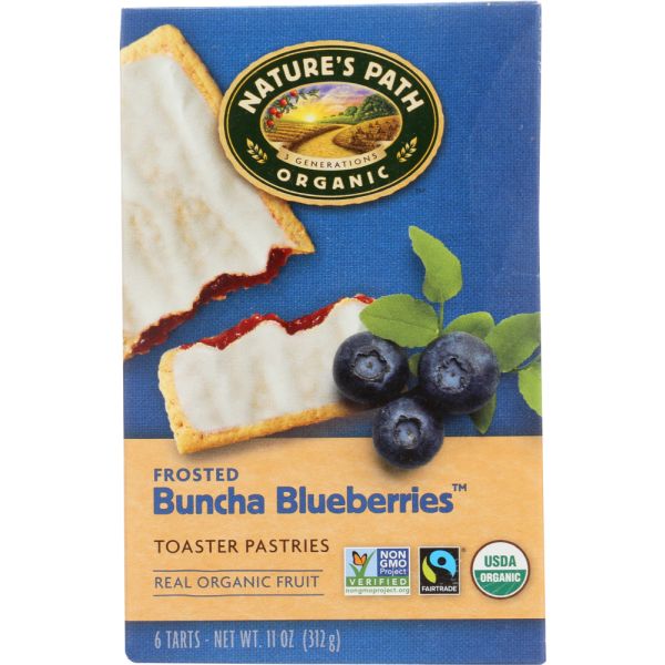 NATURE'S PATH: Frosted Buncha Blueberries Toaster Pastries, 11 oz