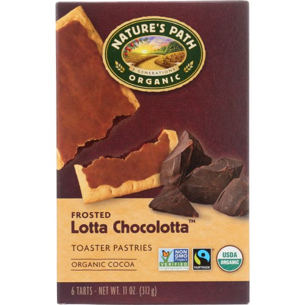 NATURE'S PATH: Organic Frosted Lotta Chocolotta Toaster Pastries, 11 oz