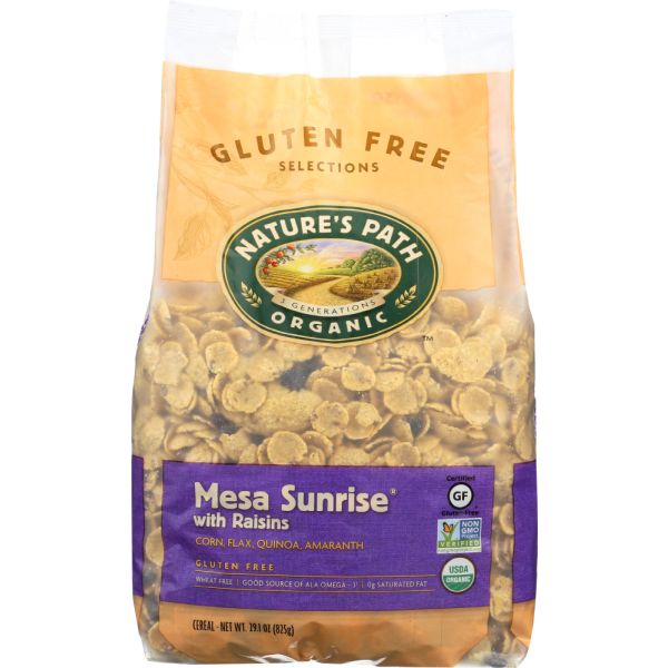 NATURES PATH: Mesa Sunrise Flakes with Raisins Cereal, 29.1 oz