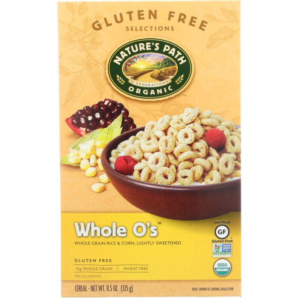 NATURES PATH: Organic Whole O’s Cereal Gluten Free, 11.5 oz