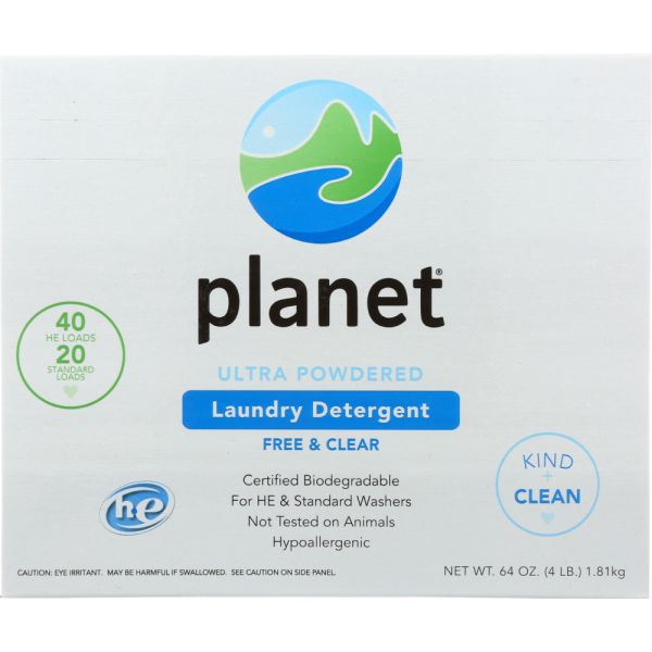 PLANET: Laundry Powder Ultra, 64 oz