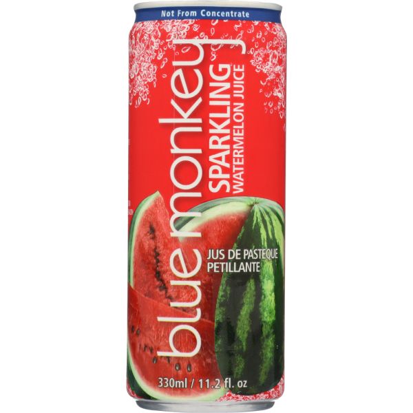 BLUE MONKEY: Sparkling Watermelon Juice, 11.2 fo