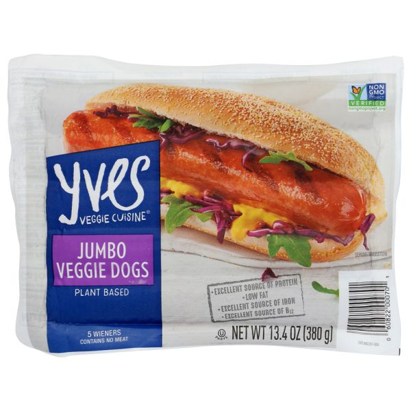 YVES VEGGIE CUISINE: Jumbo Veggie Dogs, 13.40 oz