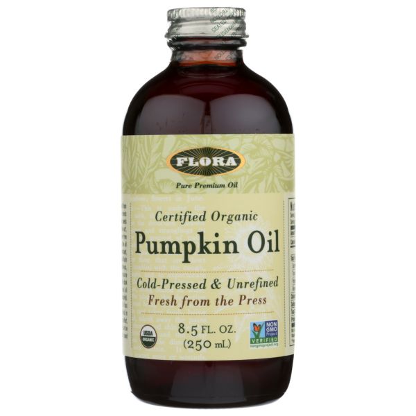FLORA HEALTH: Pumpkin Oil Organic, 8.5 oz