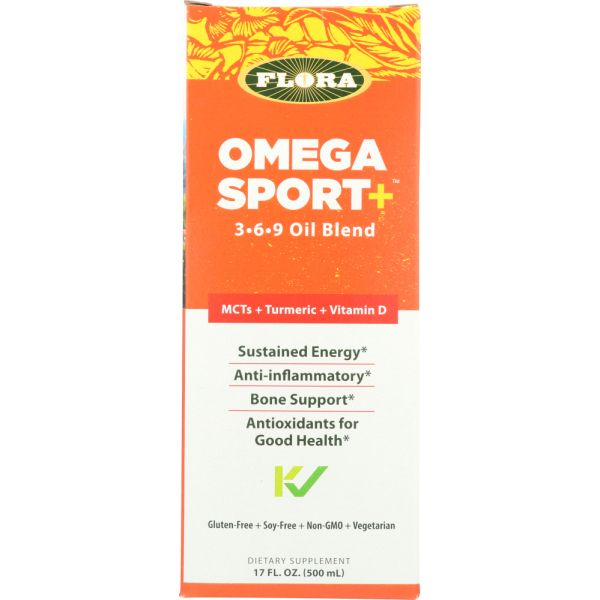 FLORA HEALTH: Omega Sport Plus, 17 oz