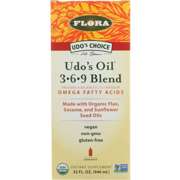 FLORA HEALTH: Udos Oil 369 Blend, 32 oz
