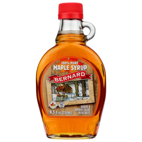 BERNARD: Pure Maple Syrup, 8.5 fo