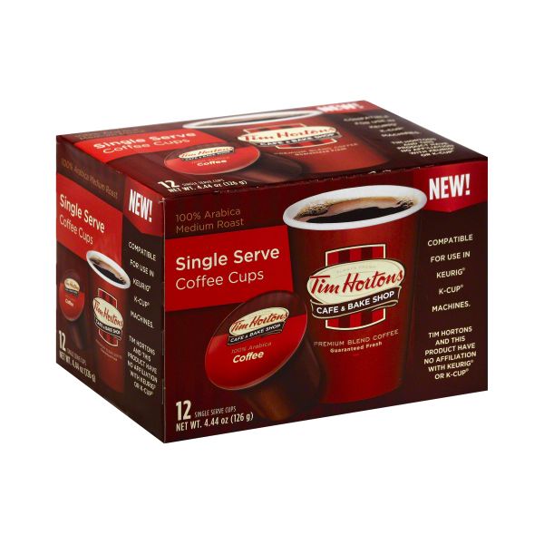 TIM HORTON: Coffee Single Serve 100% Arabica, 4.44 oz