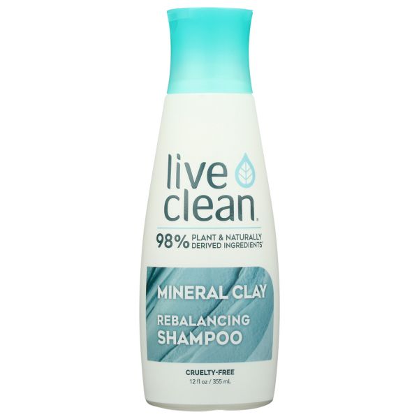 LIVE CLEAN: Mineral Clay Rebalancing Shampoo, 12 oz