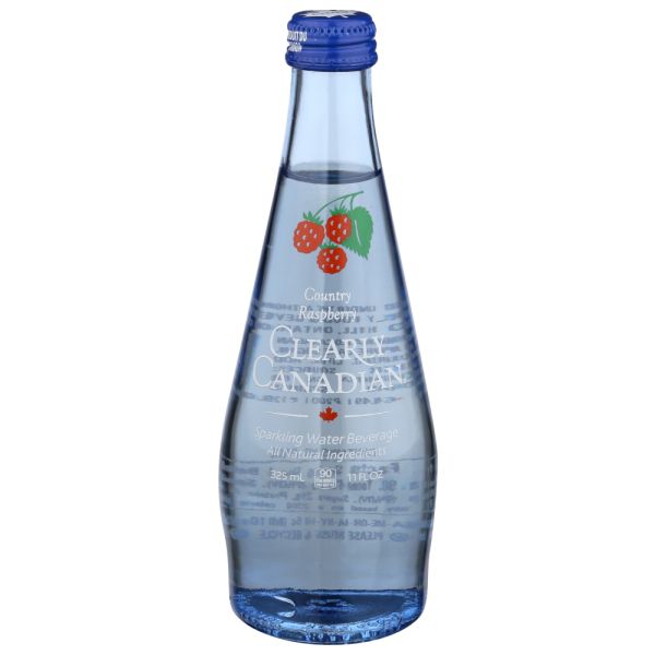 CLEARLY CANADIAN: Country Raspberry Sparkling Water, 11 fo
