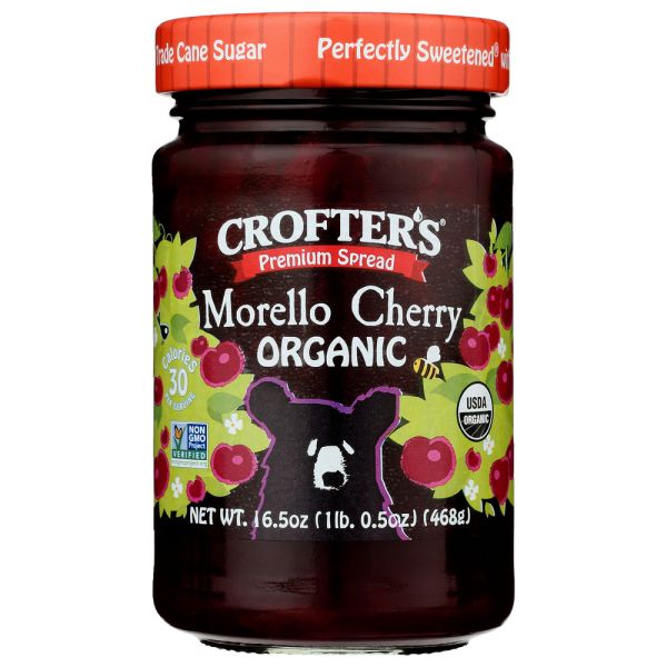 CROFTERS: Premium Spread Morello Cherry, 16.5 oz