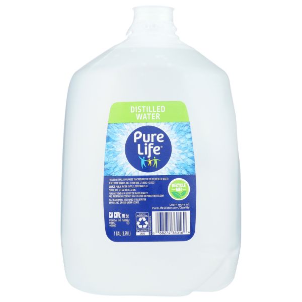 PURE LIFE: Water Distilled Sd Hndl, 128 FO