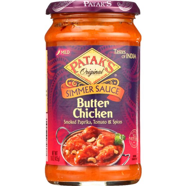 PATAK'S: Butter Chicken Cooking Sauce Mild, 15 oz