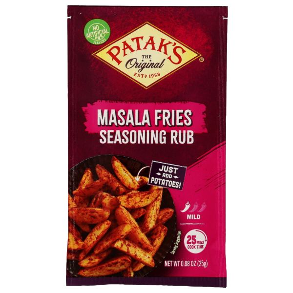 PATAKS: Masala Fries Seasoning Rub, 0.88 oz