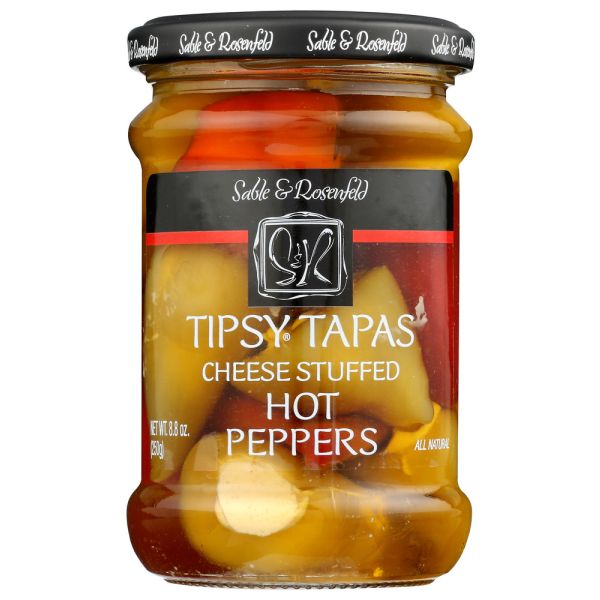 SABLE & ROSENFELD: Tipsy Tapas Hot Peppers, 8.8 oz