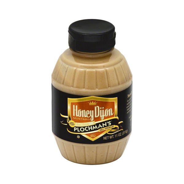 PLOCHMANS: Mustard Squeeze Honey Dijon, 11 oz