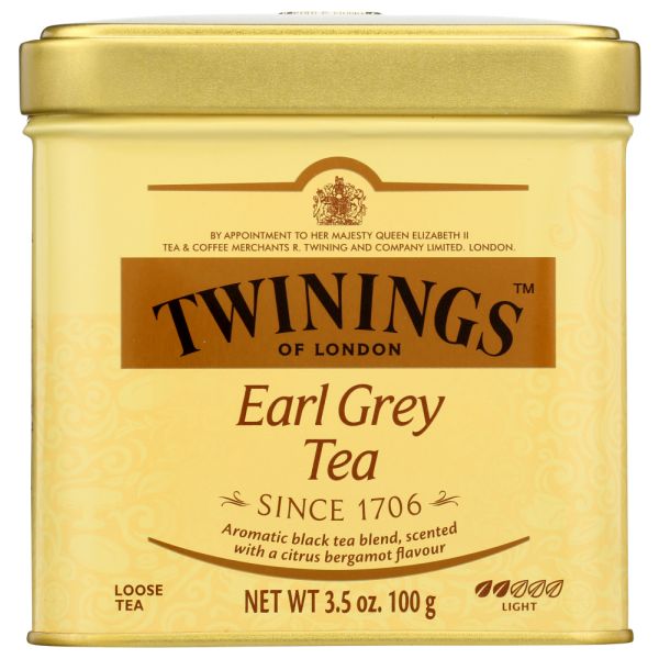 TWINING TEA: Earl Grey Loose Tea, 3.53 oz
