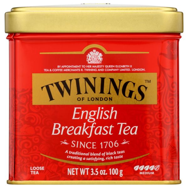 TWINING TEA: English Breakfast Loose Tea, 3.53 oz