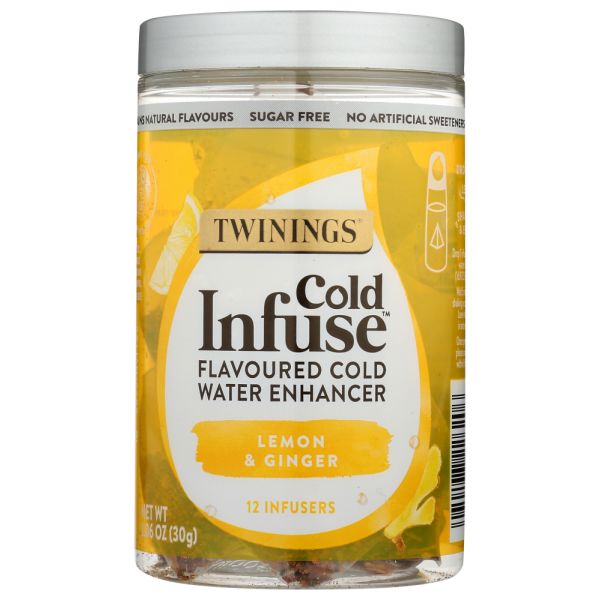 TWINING TEA: Tea Cold Infuse Lmn Gngr, 12 bg