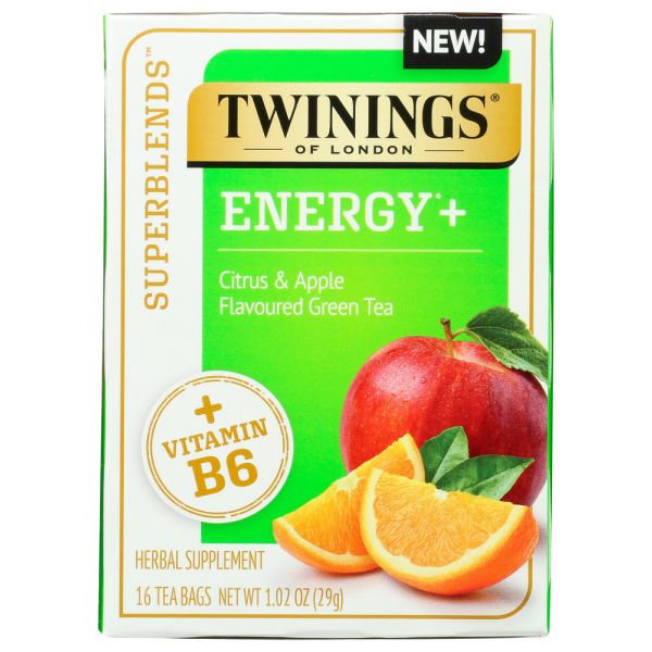TWINING TEA: Superblends Energy Plus 16 bg