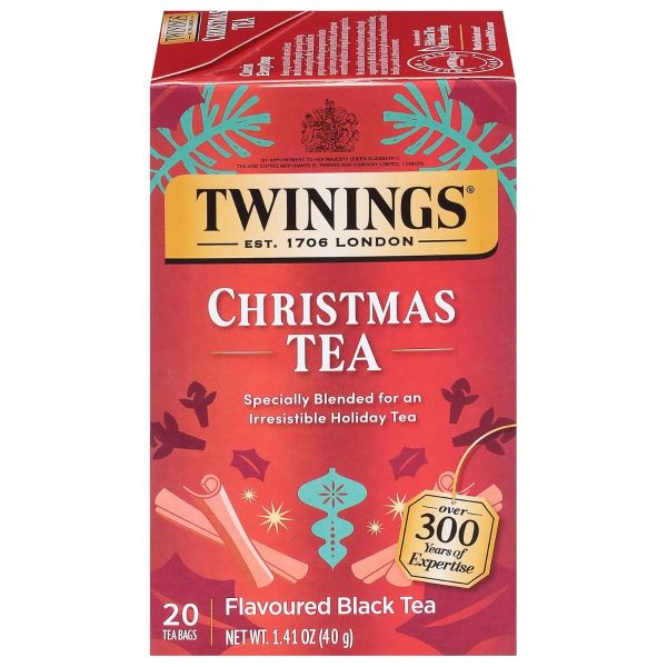 TWINING TEA: Christmas Black Tea, 20 bg