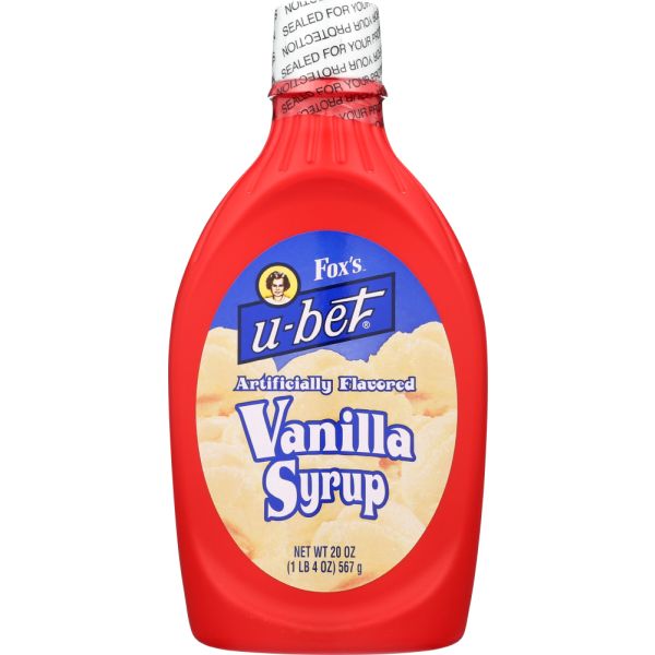 FOX UBET: Syrup Vanilla, 20 oz
