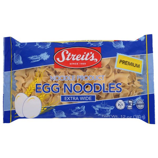 STREITS: Noodle Extra Wide, 12 OZ