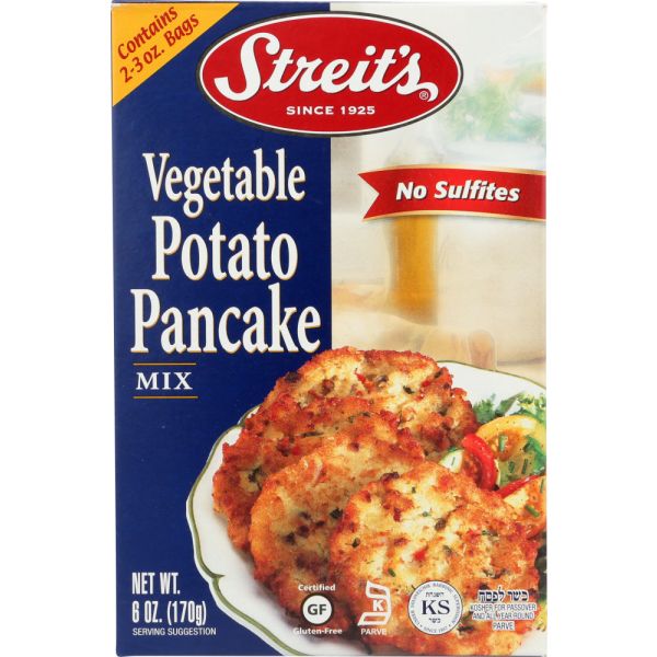 STREITS: Vegetable Potato Pancake Mix, 6 oz