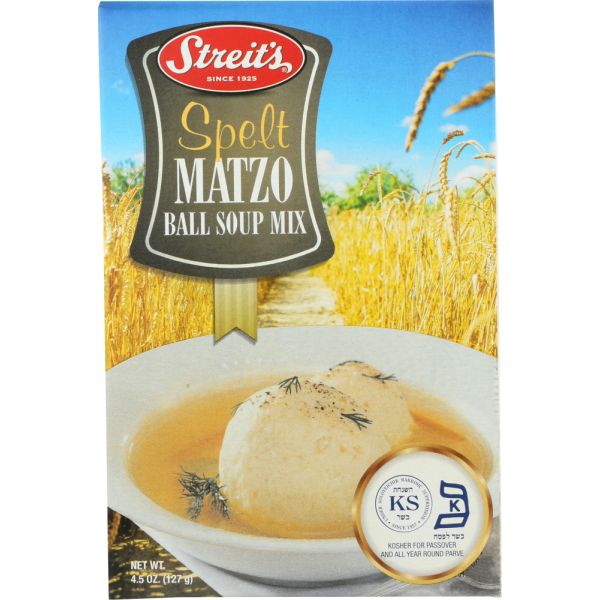 STREITS: Spelt Matzo Ball Soup Mix, 4.5 oz