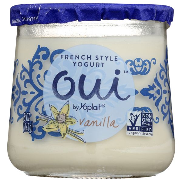 YOPLAIT: Oui French Style Yogurt Vanilla, 5 oz