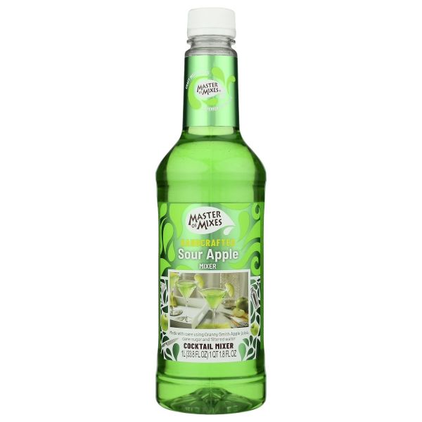 MASTER OF MIXES: Sour Apple Mixer, 33.8 oz