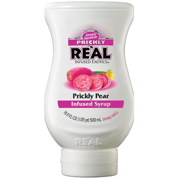REAL INFUSED EXOTICS: Prickly Pear Puree Syrup, 16.9 fo