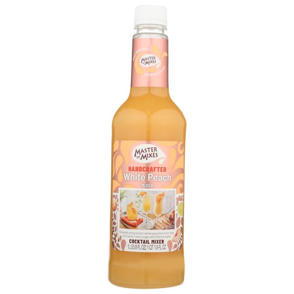 MASTER OF MIXES: White Peach Daiquiri/Margarita Mixer, 33.8 oz