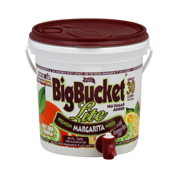 MASTER OF MIXES: Mix Margarita Big Bucket Lite, 96 oz