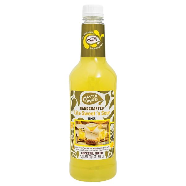 MASTER OF MIXES: Lite Sweet n' Sour Mixer, 33.8 oz