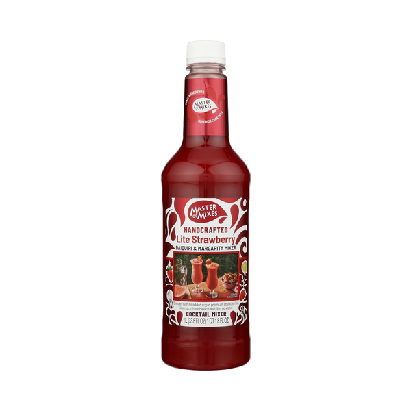 MASTER OF MIXES: Lite Strawberry Daiquiri/Margarita Mixer, 33.8 oz