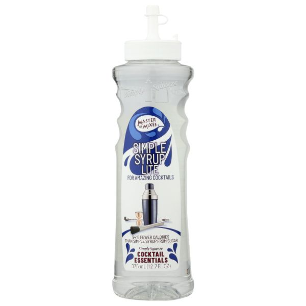 MASTER OF MIXES: Cocktail Essentials Simple Syrup Lite, 12.7 fo