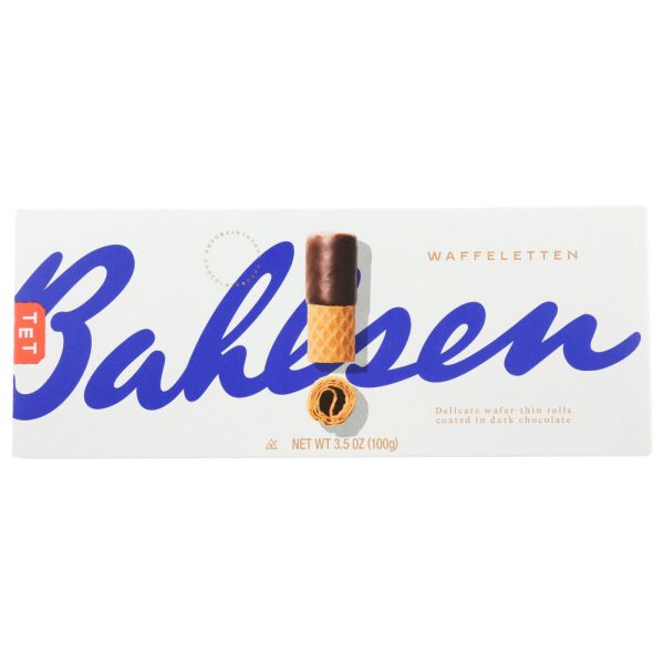 BAHLSEN: Dark Chocolate Wafer Roll, 3.5 oz