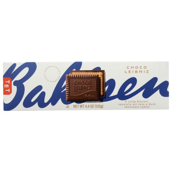 BAHLSEN: Choco Leibniz Dark Chocolate Biscuits , 4.4 oz