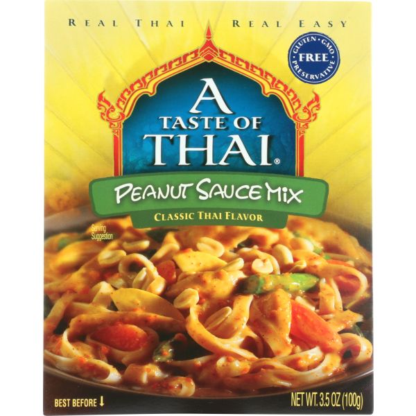 TASTE OF THAI: Peanut Sauce Mix, 3.5 oz
