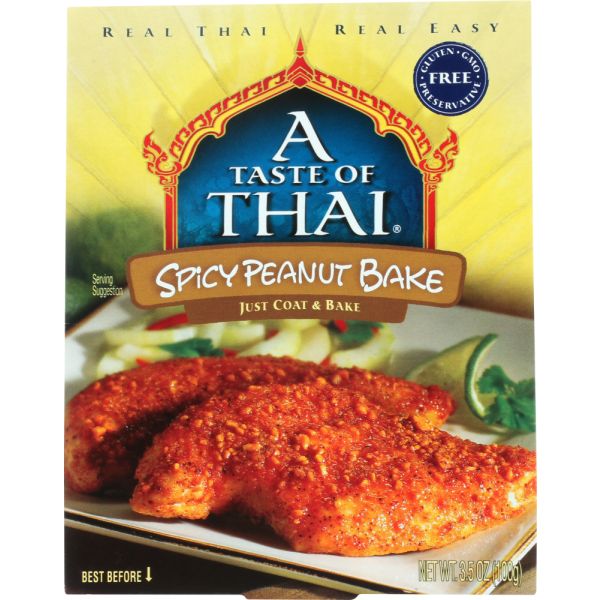 TASTE OF THAI: Spicy Peanut Bake Thai Mix, 3.5 oz