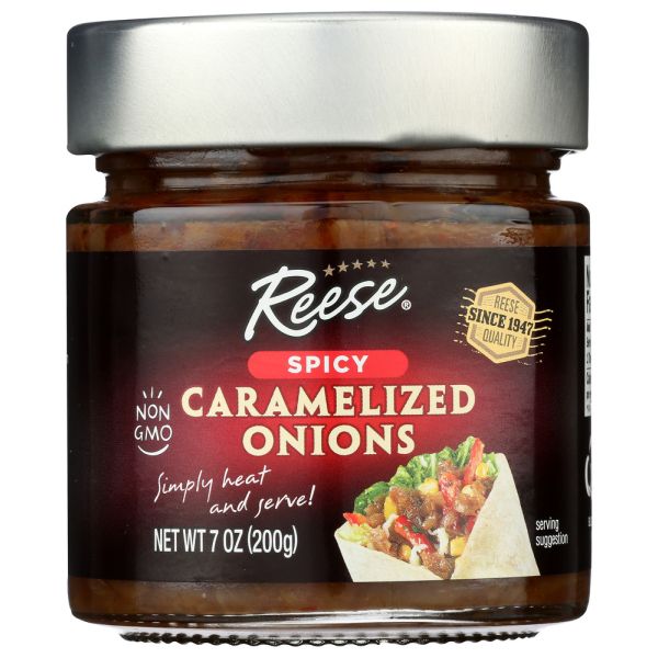 REESE: Spicy Caramelized Onions, 7 oz