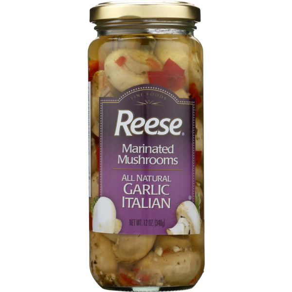 REESE: Mushroom Garlic Italian Marinated, 12 oz