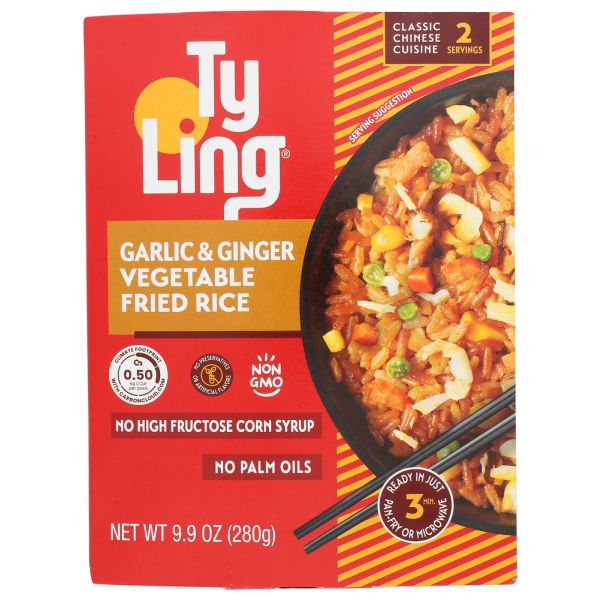 TY LING: Garlic and Ginger Vegetable Fried Rice, 9.9 oz