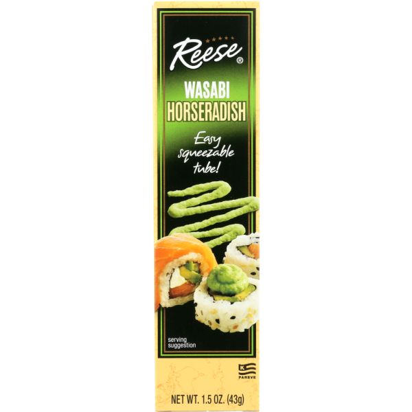 REESE: Wasabi Horseradish Squeezable Tube, 1.5 oz