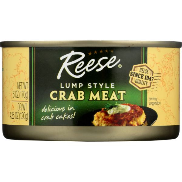 REESE: Lump Style Crabmeat, 6 oz