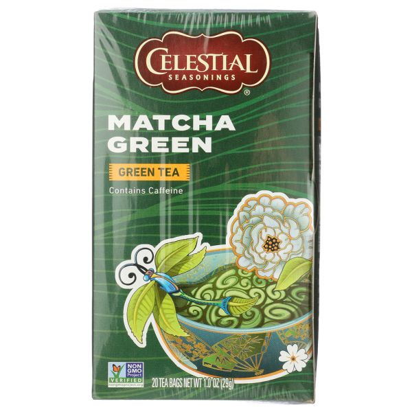 CELESTIAL SEASONINGS: Green Matcha Tea, 20 bg